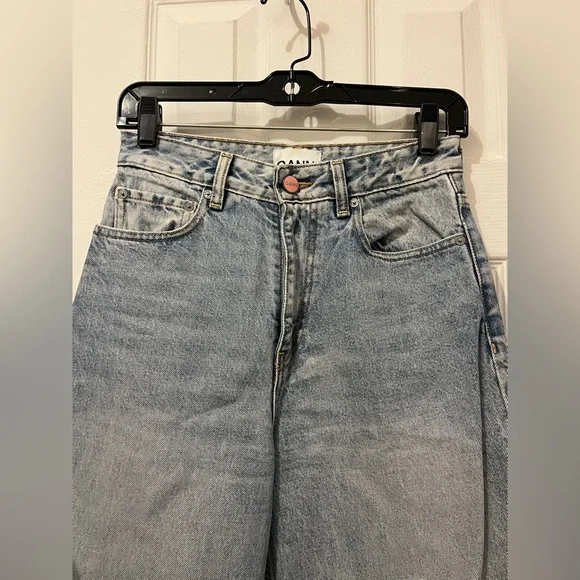 Ganni Light Blue Denim Stary Jeans - Picture 4 of 9